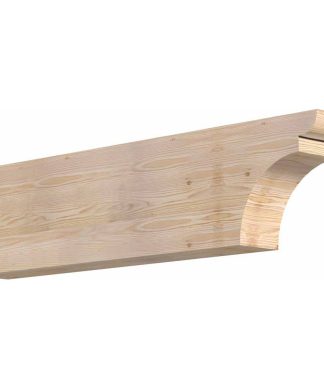 5 1/2"W x 12"H x 48"L Yorktown Smooth Rafter Tail, Douglas Fir