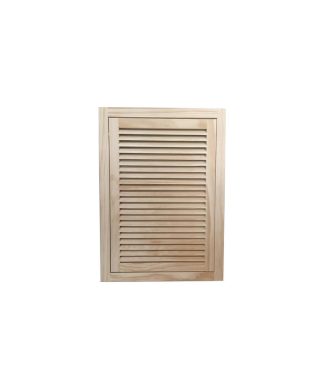 Wood Return Air Filter Grille, 16"x24", Standard Sqaure Edge