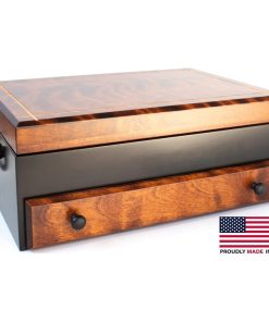 #FFB01 FLAMING AMISH Birch 1-Drawer Flatware Chest