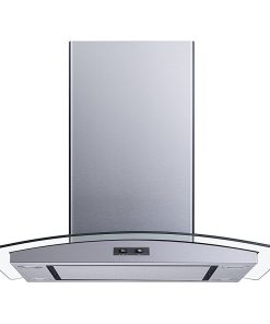 Winflo Convertible Island Range Hood, Stainless Steel, 30"
