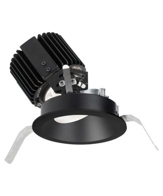 Volta 4.5" LED Round Adjustable, Light Engine Spot 15 2700K Warm White, Black