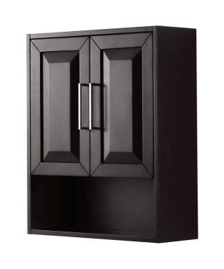 Wall-Mounted Storage Cabinet, Dark Espresso