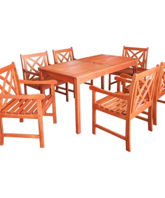 Vifah Malibu Outdoor Balthazar Rectangular Table