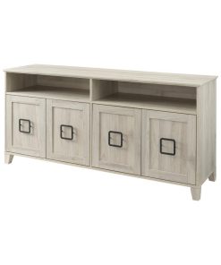 58 4 Door Modern Tv Console - Birch