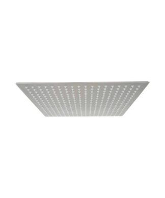 16" Nickel Brushed Rainfall Shower Head Ultrathin Square Shower Head, Without Le
