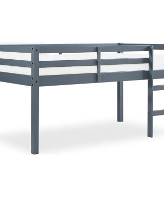 Waters Junior Twin Loft Bed, Gray