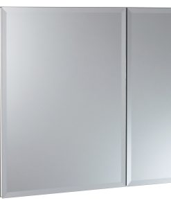 30"x26" Aluminum Medicine Cabinet, Brushed Nickel