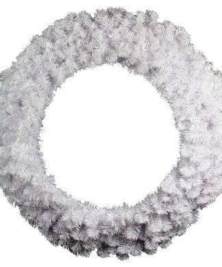 4' White Sequoia Wreath