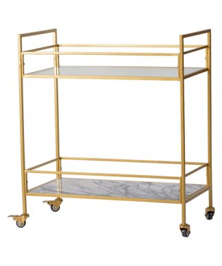2 Layer Iron Cart 28x14x32"