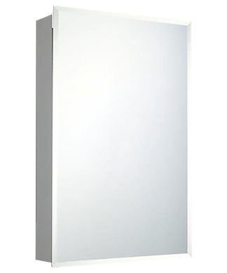 24"W x 24"H Deluxe Series Surface Mounted Beveled Edge Mirror Door Cabinet, 20"x