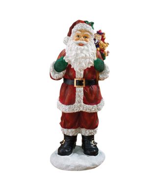 Visit From Santa Claus Statue
