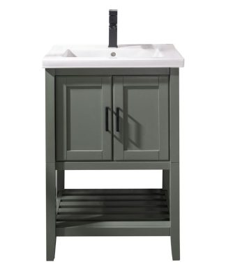 24" Kd Pewter Green Sink Vanity