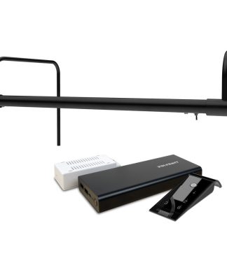 16" Slim Line Art Light, Oil Rubbed Bronze With Rechargeable Battery