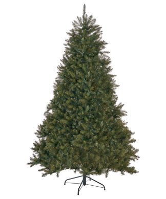 7.5-foot Fraser Fir Pre-Lit or Unlit Light Hinged Artificial Christmas Tree, Pr