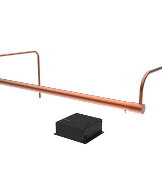 21" Tru-Slim Picture Light, Rose Gold With Dimmable Direct Wire Kit