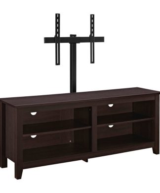 Walker Edison 58" Wood Tv Console With Mount, Espresso