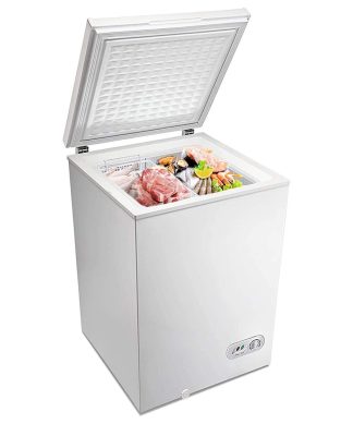3.5 Cubic Feet Chest Freezer With Removable Basket