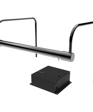12" Tru-Slim Picture Light, Black With Dimmable Direct Wire Kit
