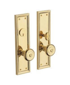 6547003ENTR Nashville Single Cylinder Entry Mortise Trim, Lifetime Brass