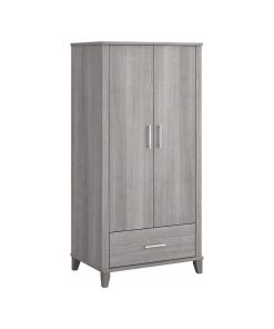 Somerset Tall Kitchen Pantry Cabinet in Platinum Gray - Engineered Wood