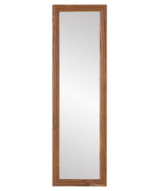Wood Toned Slim Floor Mirror 70.5''"x21''