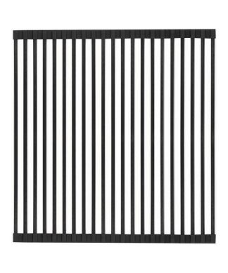 Whitehaus Noah Plus Kitchen Roll Mat With Matte Black Finish WHNPLRM-MBLK