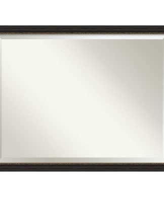 Wall Mirror Bathroom Vanity Mirror Accent Bronze Narrow, Outer Size 44x34