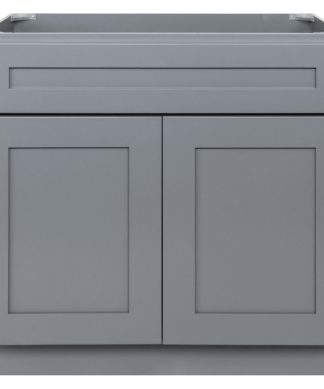 36" Bathroom Vanity Sink Base Cabinet Colonial Gray by LessCare