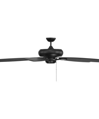 Wind Star 68 in. Indoor Ceiling Fan, Matte Black