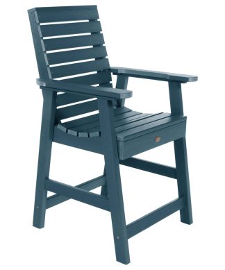 Weatherly Counter-Height Armchair, Nantucket Blue