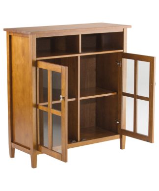 Warm Shaker Medium Storage Media Cabinet