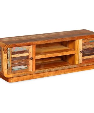 vidaXL Reclaimed Wood TV Cabinet Shelf Stand Entertainment Center Furniture