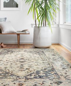 Wool Hooked Beatty Area Rug by Loloi II, Light Blue, 7'9"x9'9"