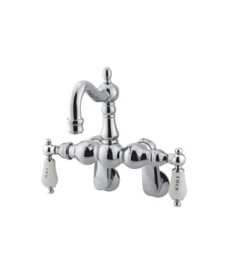 3-3/8" - 9" Adjustable Center Wall Mount Clawfoot Tub Filler CC1086T1