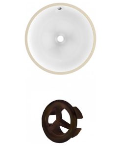 15.25-in. W Bathroom Undermount Sink Set RPBK-20452