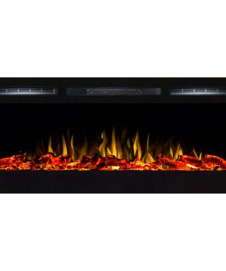 35" Cynergy Log Built-In Wall Mounted Electric Fireplace, Lw2035Wl-Mf