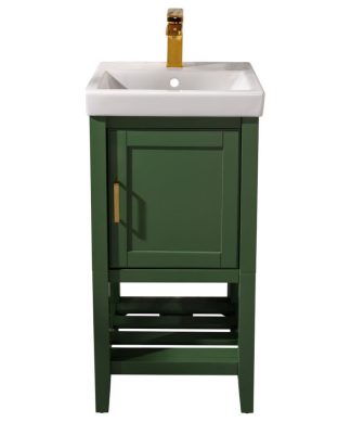 18" Vogue Green Sink Vanity