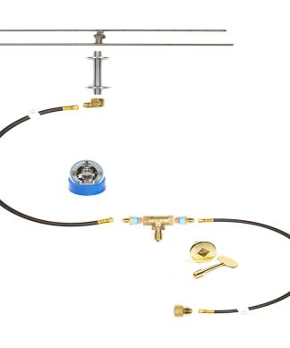 30" Low Profile H Burner and Kit For Pre Plumbed Natural Gas/Propane