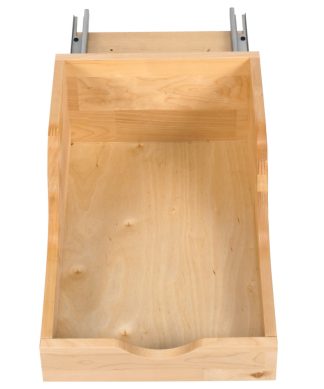 13-1/16" Preassembled Vanity Depth High Back Rollout Drawer for 15" Opening