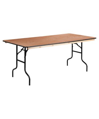 30x72 Wood Fold Table