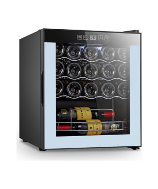19 Bottle Vaykold Freestanding Wine & Beverage Refrigerator in Black