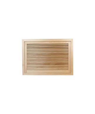 Wood Return Air Filter Grille, 30"x20", Standard Square Edge, Standard Sqaure Ed