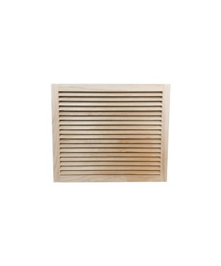 Wood Return Air Grille, 24"x18", Standard Square Edge