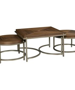 West Lake 3 Piece Nesting Table Set - Light Walnut