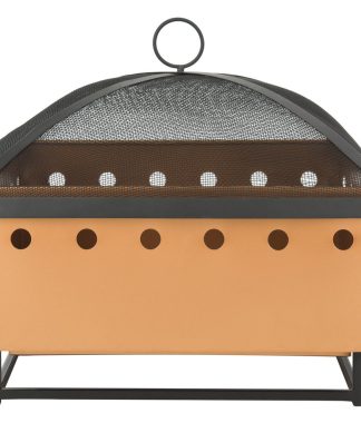 Wyatt Square Fire Pit - Copper, Black