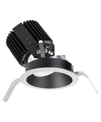 Volta 4.5" LED Round Adjustable, Light Spot 15 2700K Warm White, Black White
