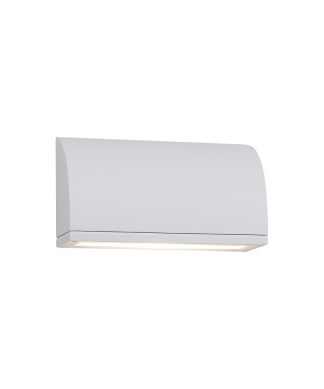WAC Lighting Scoop LED Indoor or Outdoor Wall Light, White