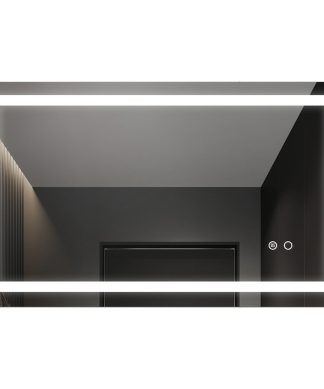 40-in X 24-in LED Bathroom Wall Mirror,Anti-fog,Separate Control