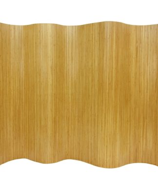 6' Tall Bamboo Wave Screen, Natural