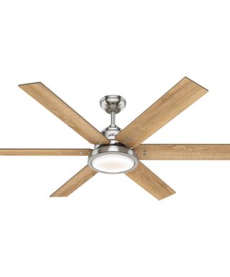 Warrant 1 Light 60" Indoor Ceiling Fan, Brushed Nickel